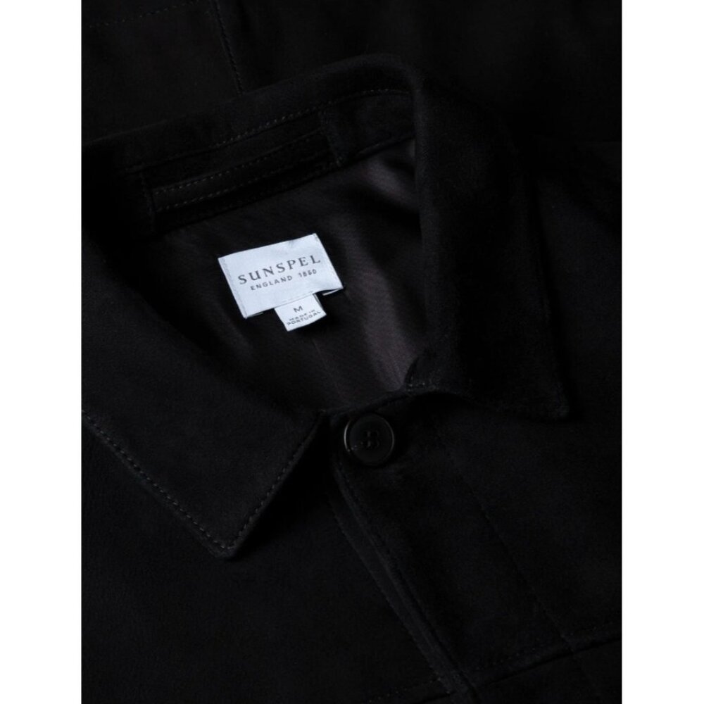 NWT Men's Sunspel 100% Lambs Suede Twin Pocket Jacket - Size Medium - MSRP $1495